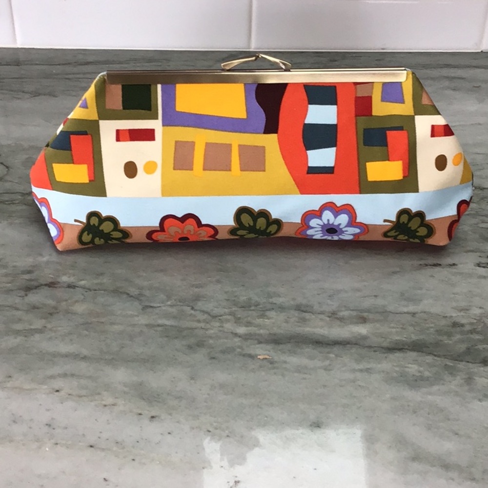 Jeanie Joe MarthaNina Clutch Handmade Bright Color